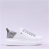 Una Healy Physical Glitter Heel Trainer - White Silver
